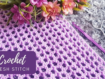 Different crochet mesh stitch ideas