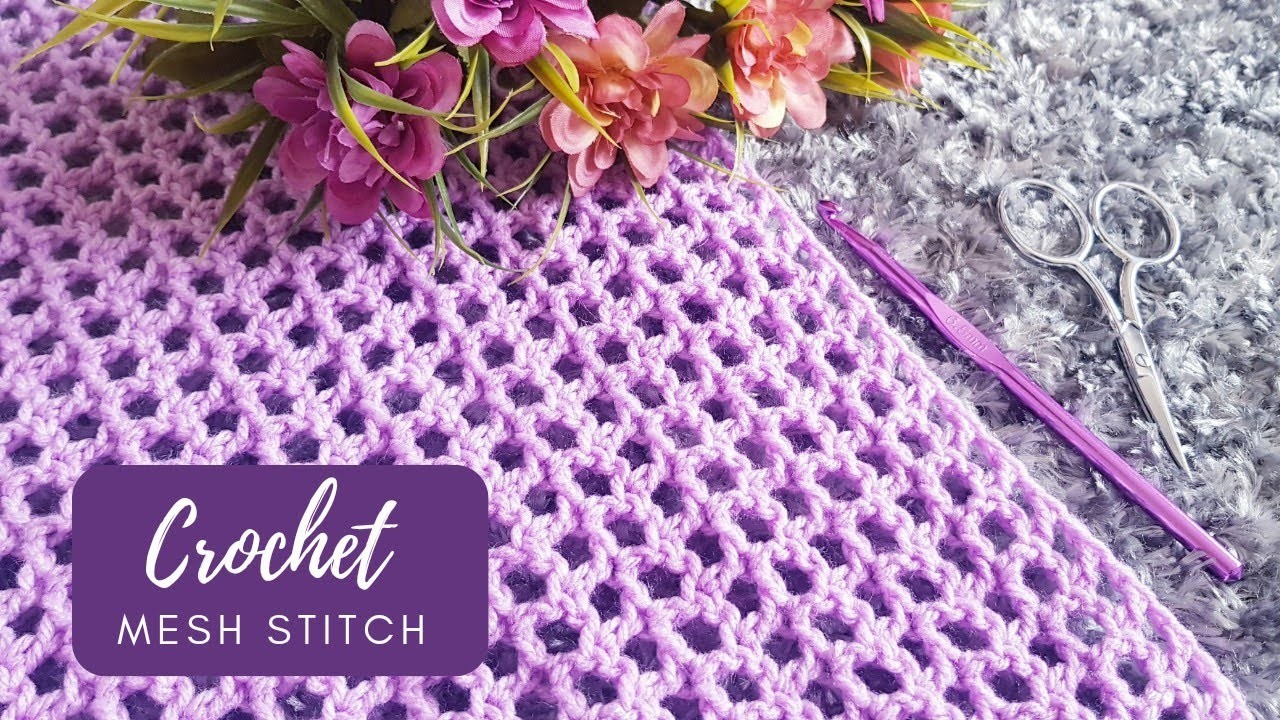 Different crochet mesh stitch ideas