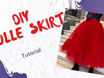 DIY tutorial - Tulle Dior skirt inspired - Valentines outfit Part 1