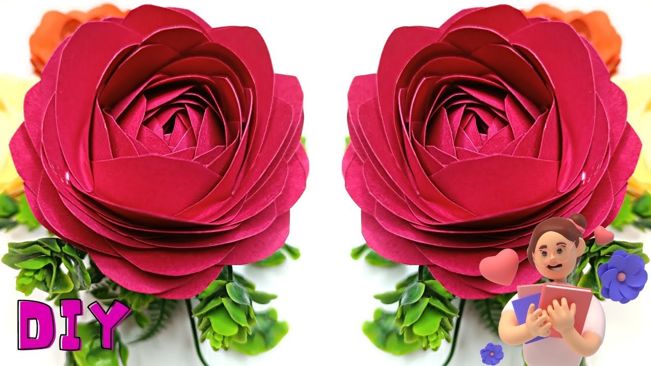 Forever Fresh Rose Craft???? | Rose Craft | Paper Rose