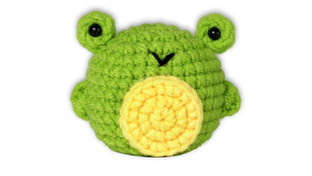 Frog-4：How to crochet Frog's eyes？
