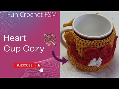 Heart Cup Cozy Crochet