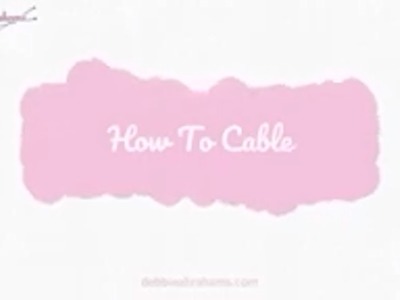 How to cable (Mystery Blanket Club 2023)