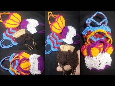How to crochet a beautiful crochet bag @fatimacrochet6926 #viral  #youtubevideo