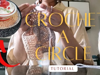 How to crochet a circle