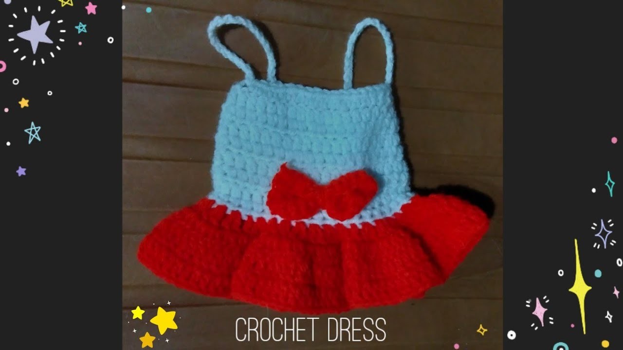How to crochet a dress.cat crochet dress