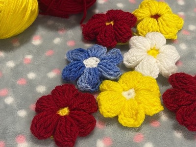 How to crochet a flower. Kako se hekla cvet. @tejkaplete