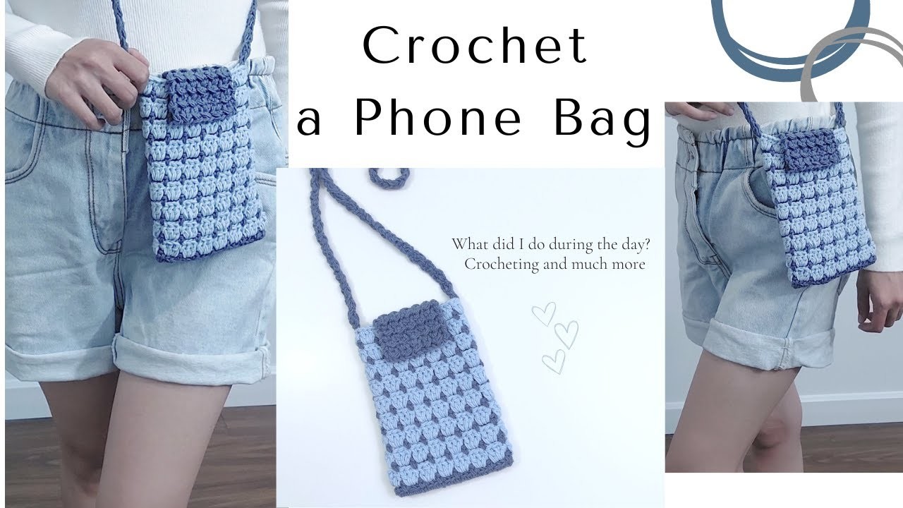 How to Crochet a Phone Bag | Friendly Tutorial by NHÀ LEN