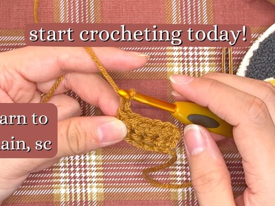 How To Crochet For Absolute Beginners: learning the basics | Part 1