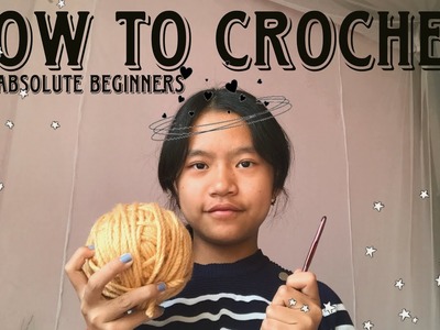 How to crochet for absolute beginners!