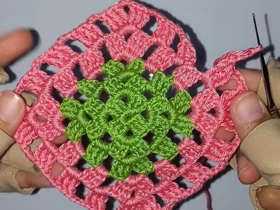 How to crochet granny Square || detail video || Everything is art
