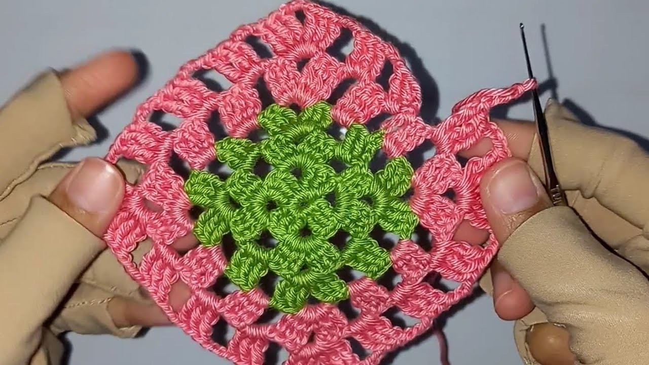 How to crochet granny Square || detail video || Everything is art