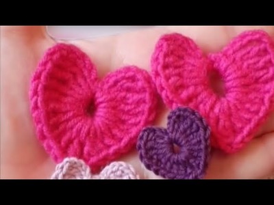 How to crochet heart.crochet for beginners #crochetforbeginner #easycrochettutorial