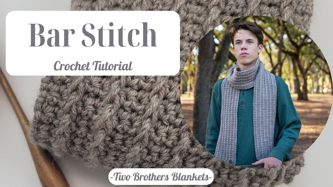 How to Crochet the Bar Stitch