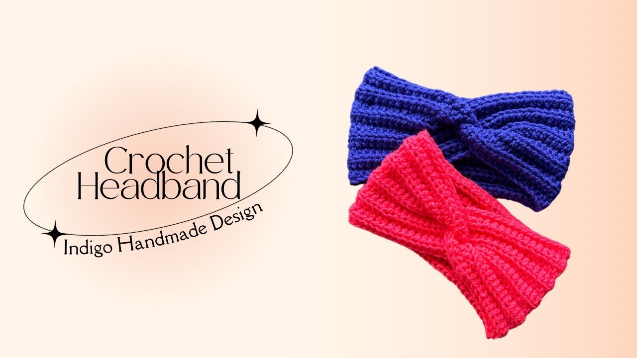 HOW TO CROCHET THE MOST EASiest HEADBAND IN UNDER 30 MINUTES FREE CROCHET TUTORIAL FOR ALL SIZES