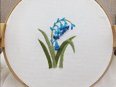 How to embroider Bellflower - by Stitch and Crochet