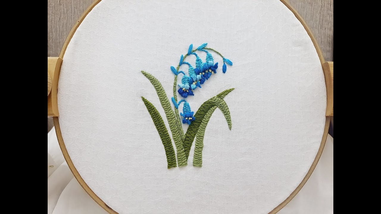 How to embroider Bellflower - by Stitch and Crochet