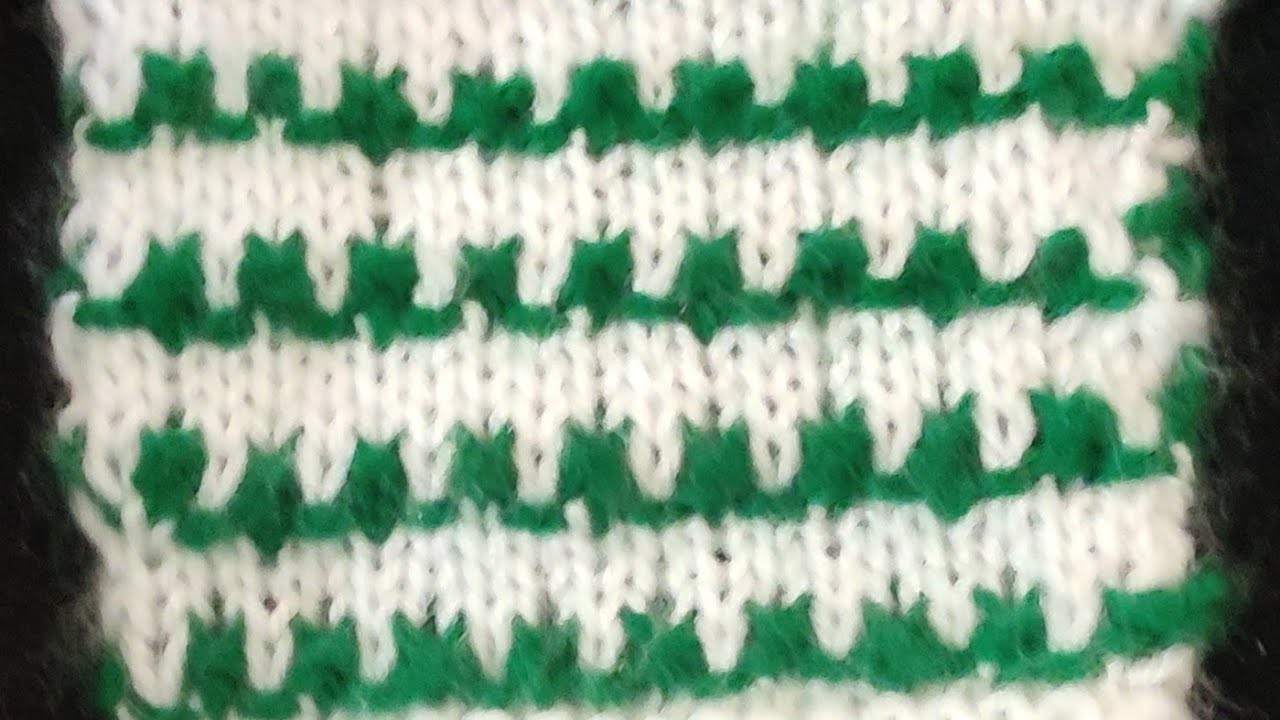 #knitting #beautifulknitting #easyknitting #beautiful #easy #two colour knitting design.tutorial