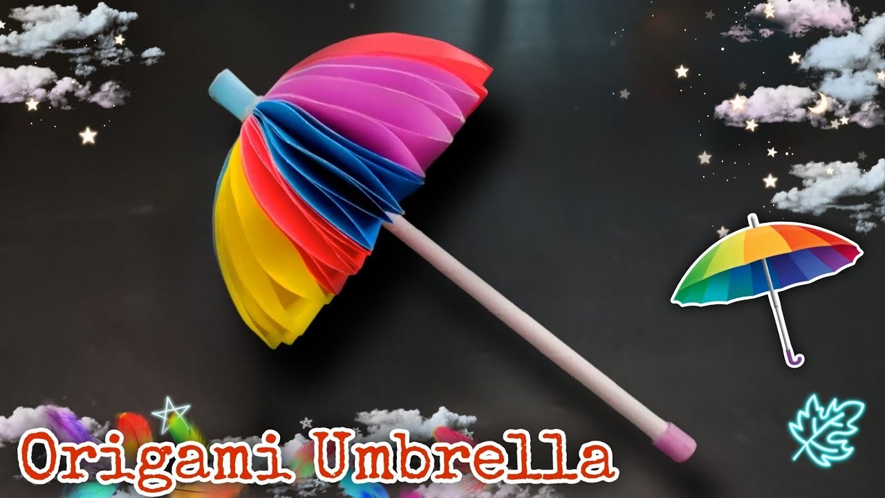Origami Umbrella | Paper Umbrella | Easy Paper Umbrella | DIY Paper Umbrella | Umbrella (Type -03) ☔