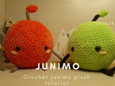 PART 1: How to crochet Junimo Plush ????????❤ crochet cutie apple plushies tutorial ❤