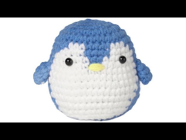 Penguin-1：How to crochet Penguin's body？