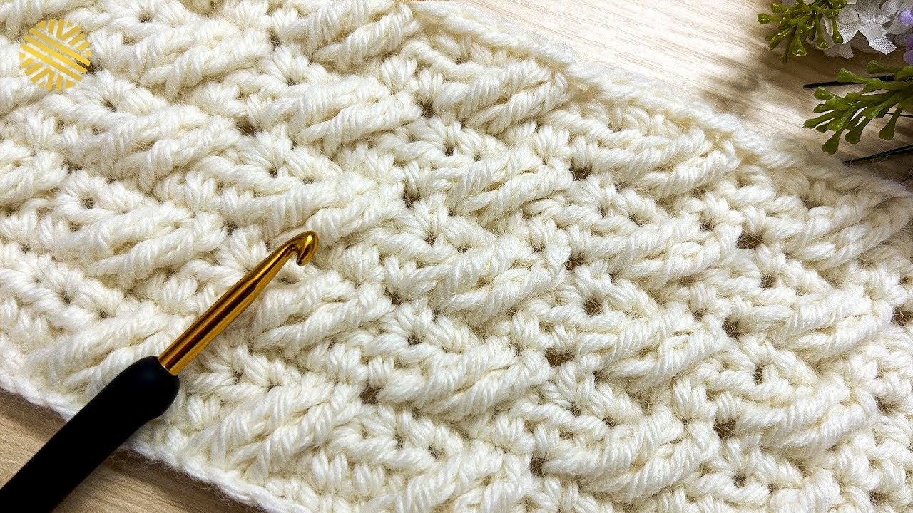 PERFECT!???? UNUSUAL Crochet Pattern! ✅ Very EASY and BEAUTIFUL Crochet Stitch for Beginners