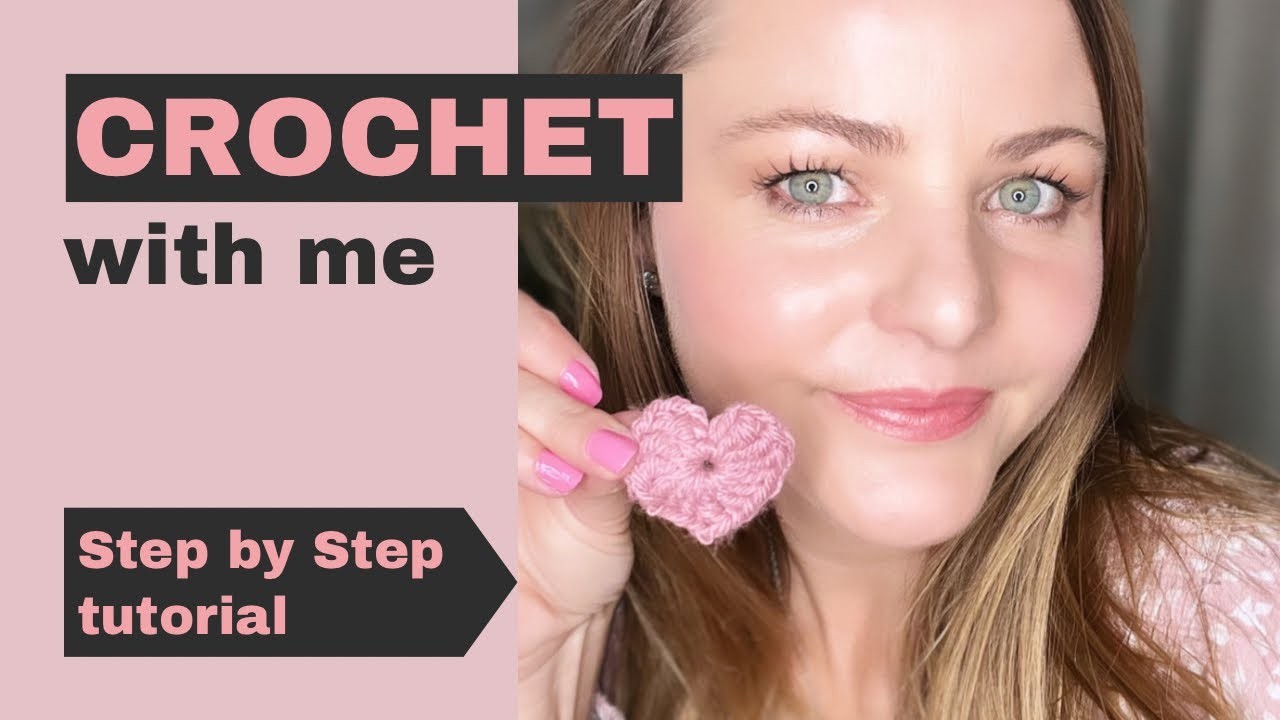 QUICK and EASY Crochet heart tutorial