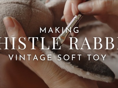 Rabbit Doll????How to Sew a Vintage Style Bunny Plush ∘ ☽ ༓ ☾ ∘ Ruffled Dress, Coat, and Fox Satchel