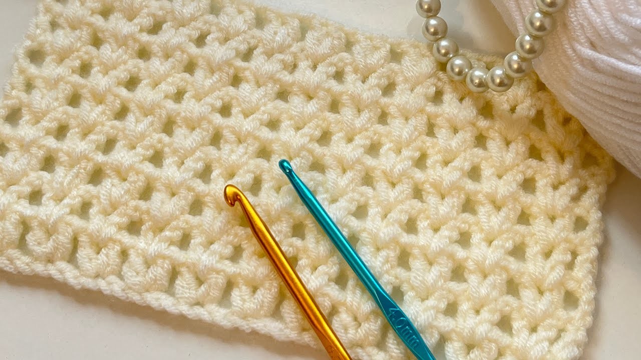 SO BEAUTIFUL!???????? How to do Crochet Knitting for beginners. Crochet baby blanket