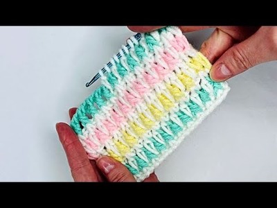 Super????????Cute & Easy Tunisian Crochet for Beginners