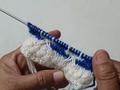 2 clours knitting design