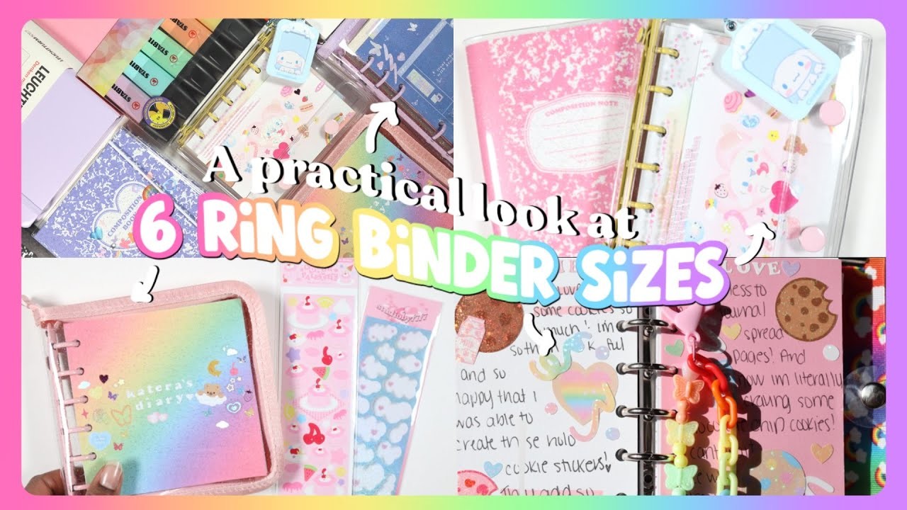 6 Ring Binders Compared to Stationery Items ???? ????