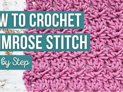 A super easy 2 rows repeat, the prim stitch #crochettutorial #crochetstitches