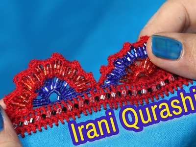 Balochi Qureshi design-Easy   Quick Method #creative  #balochidaab #knitting#randa #needlelace