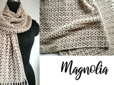 Beginner crochet shawl tutorial | easy crochet shawl
