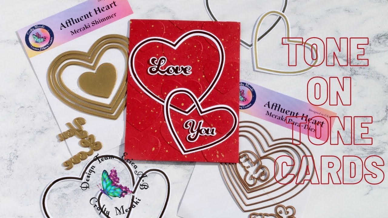 Creative Crafting: Part 3: Use Your Scraps  | Tone On Tone Love You cards