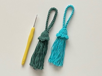 Crochet - Tassel Keychain.Keyring - Fringe Keychain.Keyring - Beginners Friendly Pattern