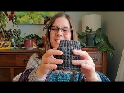Dana Knits-Episode 9: A Finished Sweater,  My Oldest WIP, New Stitching Project