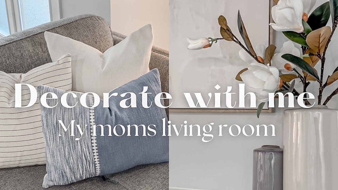 Decorate with me | Spring refresh for my mom | Spring 2023