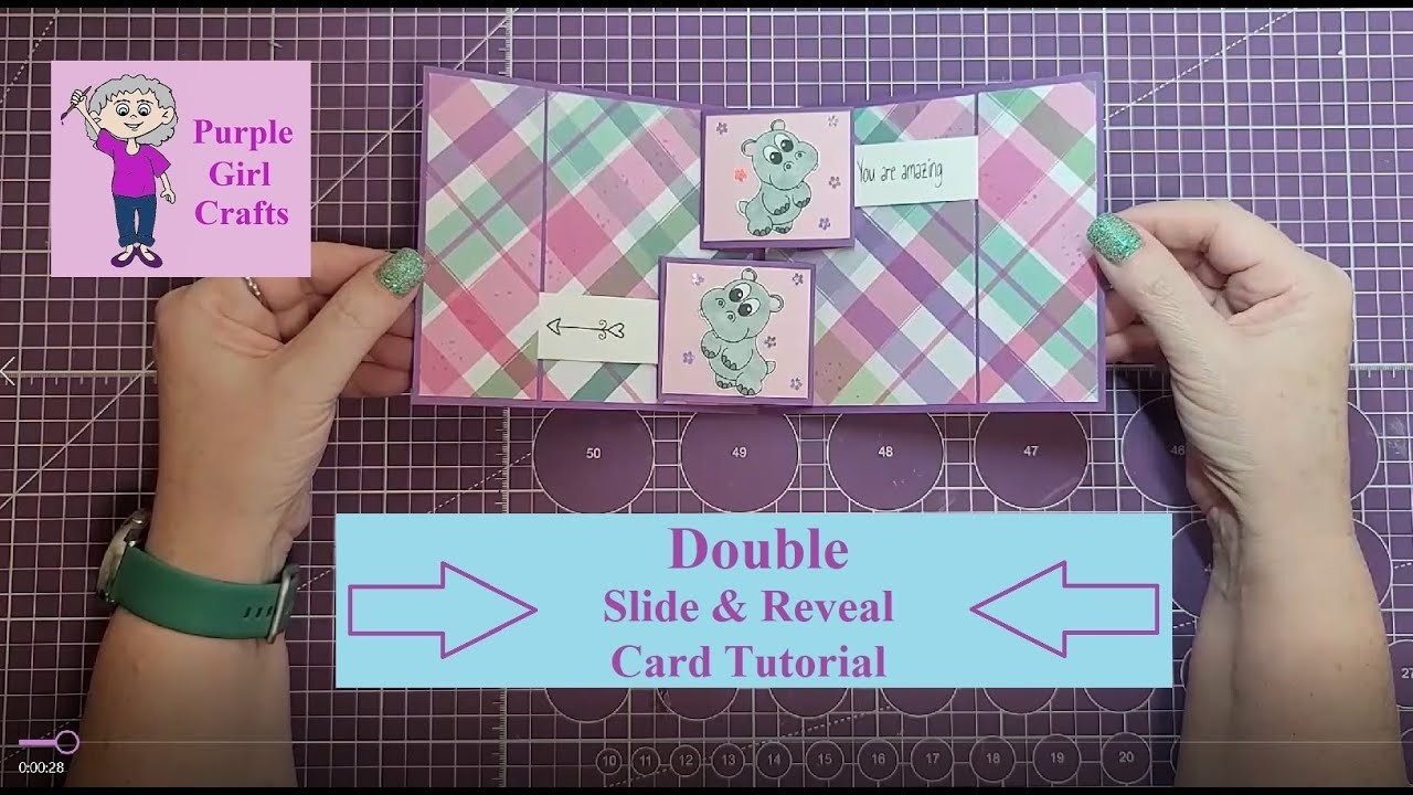 Double slide and reveal card tutorial