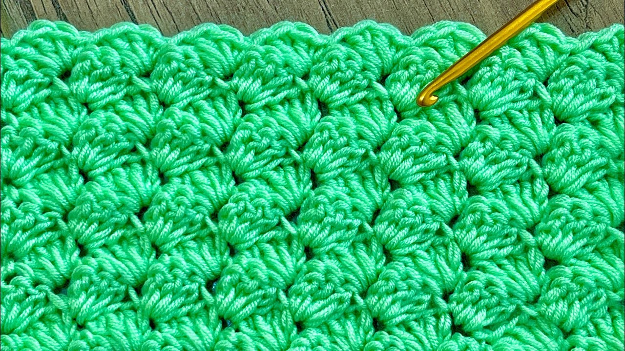 FANTASTIC!???????? Only 1 Row of Very Easy and Beautiful Crochet. Crochet baby blanket