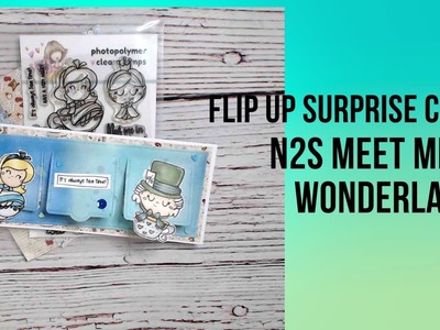 Flip Up Surprise Card with Not 2 Shabby Shop Meet Me in Wonderland