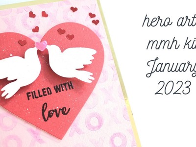 Hero Arts My Monthly Hero Kit January 2023 Valentine