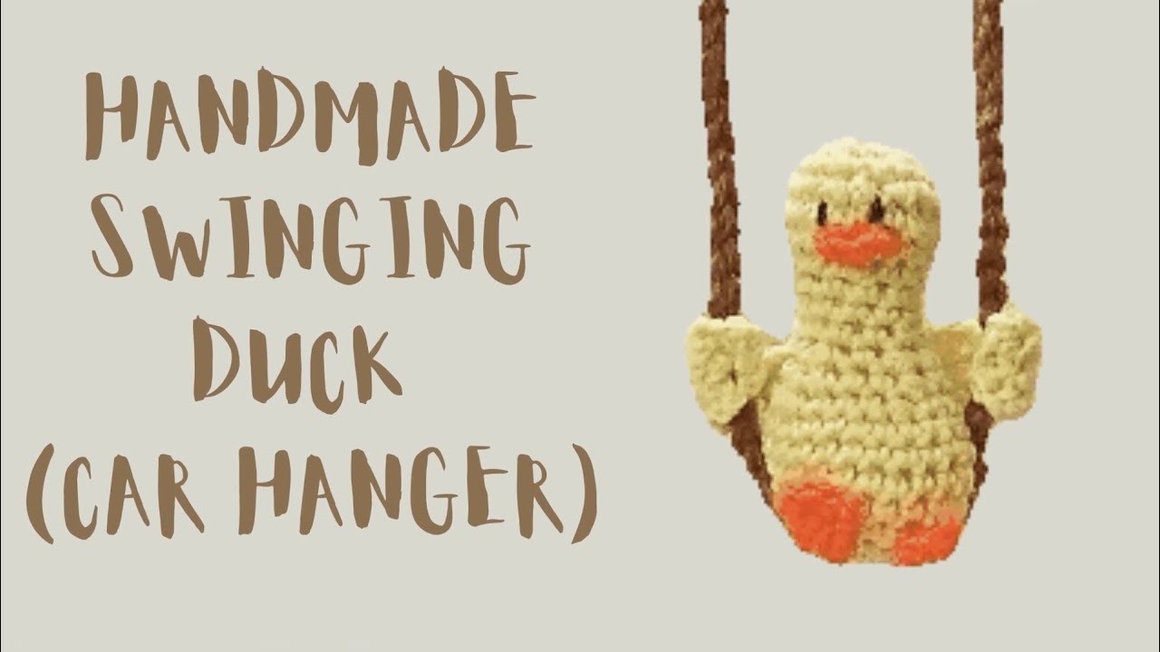 How to make a car hanger | swinging duck car accessories (crochet) ????