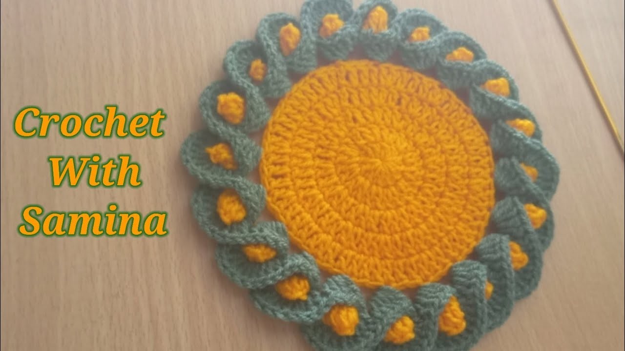 How to make crochet motif. very easy crochet tutorial by @CrochetWithSamina9481
