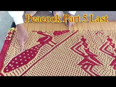 How To Make Peacock Design Charpai | Cot Knitting will come back #peacock 2023 The first #art