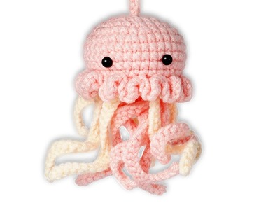 Jellyfish-6：How to crochet Jellyfish's skirts？