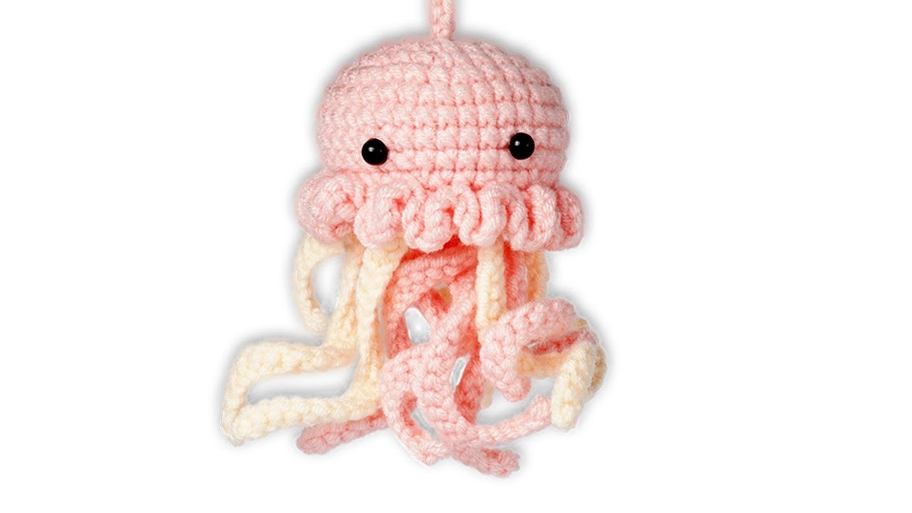 Jellyfish-6：How to crochet Jellyfish's skirts？