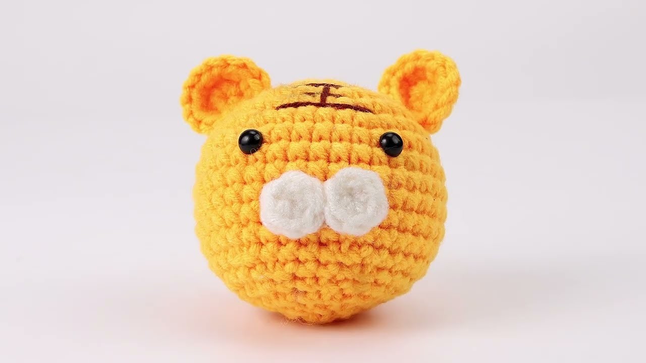 Karsspor--(Left-handed)How to crochet the little tiger