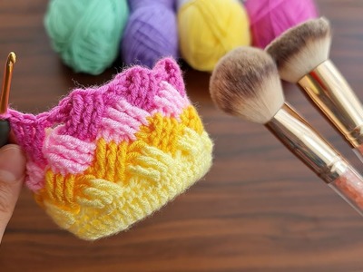 NICE IDEA ????Look what I did with the can I found in the trash! MY GIRL WILL LOVE THIS! CROCHET